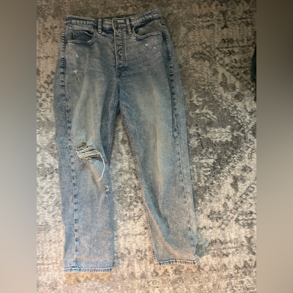 Size 8 sky hi old navy jeans